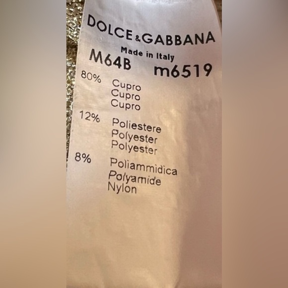 Dolce & Gabbana Metallic Stripe Rib Knit Halter Top Size 42 (EU) 6-8 est. US - Picture 12 of 12